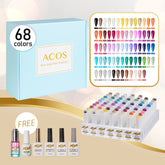 ACOS Magic Beauty Gel Polish Kit 68 Colours (Series #003) - Lashmer